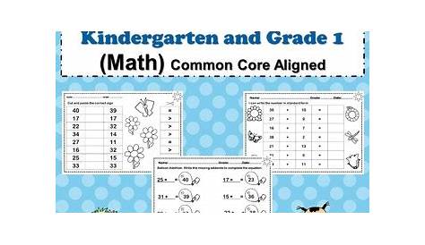 May NO PREP Kindergarten and Grade First Math Packet worksheet by Swati