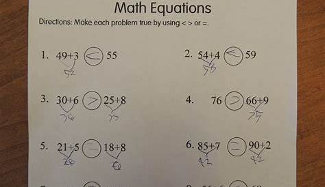 Mrs. T's First Grade Class: First Grade Math Equations