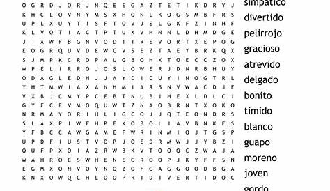 Spanish Word Search - WordMint