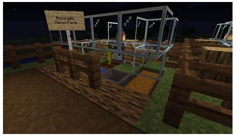 Automatic Melon Farm 1.14.3 | Farm minecraft, Minecraft 1, Minecraft
