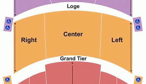 grand ole opry seating chart with rows