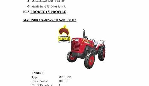 mahindra tractor starter wiring diagram