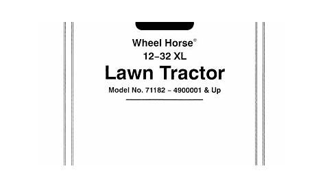 Toro 12-32XL Lawn Tractor Riding Product Operator's Manual | Manualzz