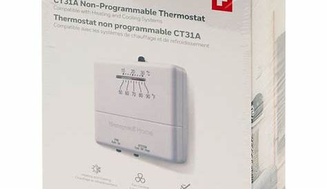 Honeywell Home Heat and Cool Non-Programmable Thermostat - CT31A1003