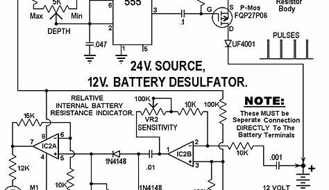 car battery desulfator circuit diagram