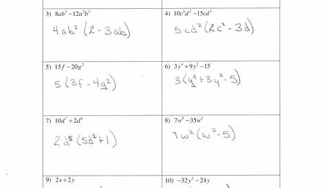 Operations With Polynomials Worksheet Answers
