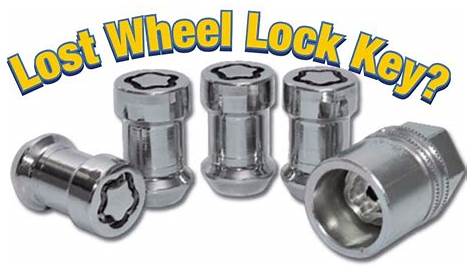 Lose your wheel lock key? Things you need to know... - YouTube