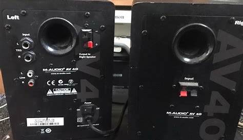 M-Audio AV40 Powered Studio Monitor Speakers For Sale | in Erdington