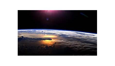 the earth in space