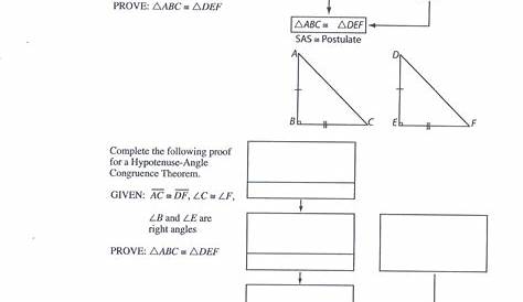 Fill in the blank geometry proofs worksheets with answers