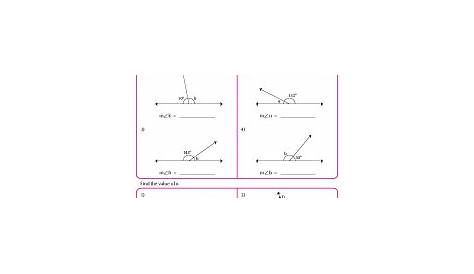 43 complementary and supplementary angles worksheet algebra - Worksheet