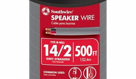Shop 500-ft 14-2 In-Wall Speaker Wire at Lowes.com