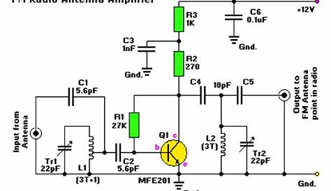 signal amplifier circuit diagram