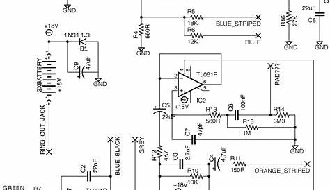 guitar preamp circuit diagram