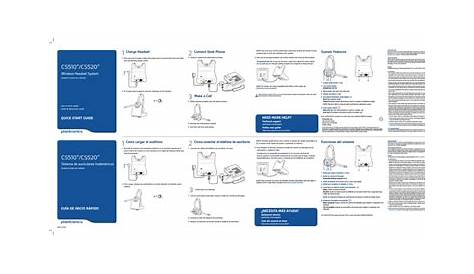 plantronics cs70nc manual