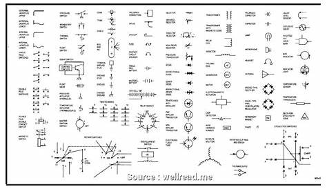 house wiring diagram schematic symbols