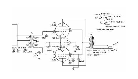 6bq5 push-pull amplifier schematic