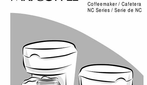 MR. COFFEE NC SERIES USER MANUAL Pdf Download | ManuaLib