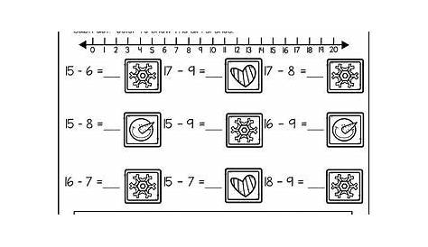addition and subtraction within 10 worksheets
