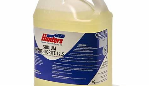 Sodium Hypochlorite 12.50% | Hunters Products