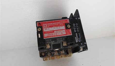 SQUARE D 8903SMO4V02 5 POLE 30A ELECTRICALLY HELD LIGHTING CONTACTOR