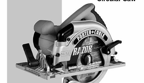 Porter Cable 324mag Saw User Manual