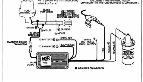 msd distributor wiring diagram chevy