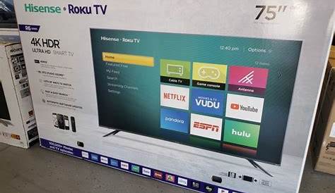 Hisense 75" Smart 4K ROKU TV for Sale in Fontana, CA - OfferUp