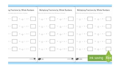 Multiplication Of Whole Numbers Worksheets - Worksheets Master