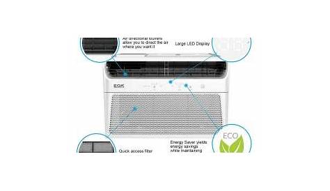 Emerson Quiet Kool 15,000 BTU 115V Smart Window Air Conditioner with
