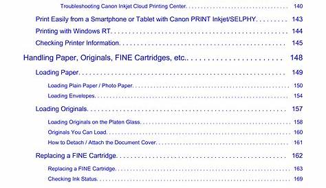 Canon printer PIXMA MG3620 User Manual