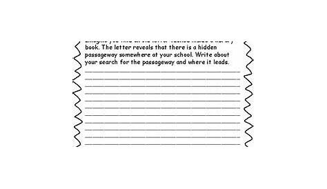 writing worksheets for 5th graders printable