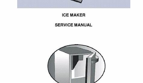 Brema Ice Maker Service Manual - petskiey