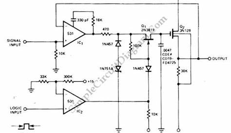 Fast Sample-And-Hold – Simple Circuit Diagram