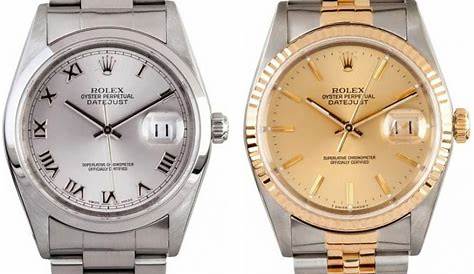 Rolex Watch Case Sizes - Bob's Watches