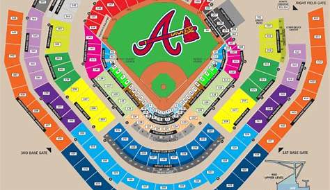 Atlanta Braves Seating Chart With Rows | Cabinets Matttroy