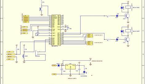 Final Year Project: SCHEMATIC DIAGRAM OF PIC 16F877A