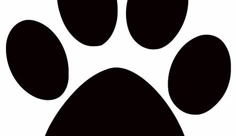 Dog Paw Print Template - Cliparts.co
