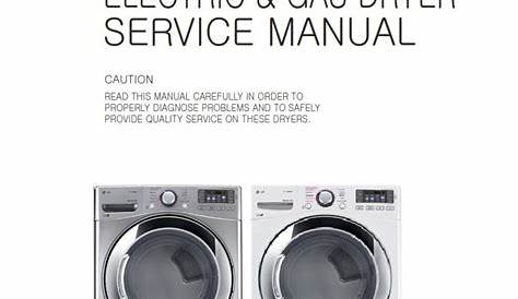 service manual for lg dryer