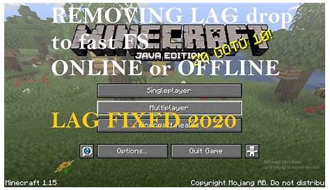 how to make minecraft lag less