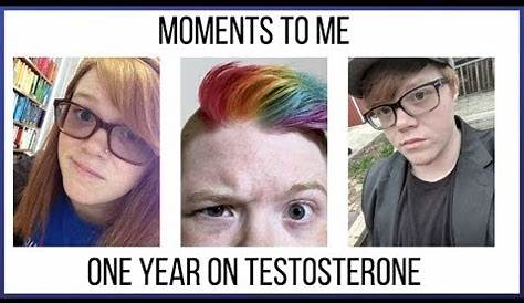 FTM Transition Timeline 1 Year on Testosterone Voice Comparison - YouTube