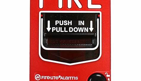 BG-12 - Firelite Fire Alarm Pull Station, Dual Action By Fire Lite Alarms From USA - Walmart.com