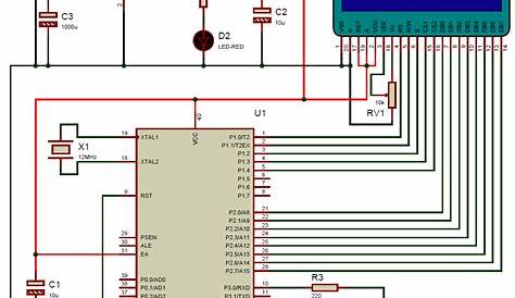 lcd display circuit diagram