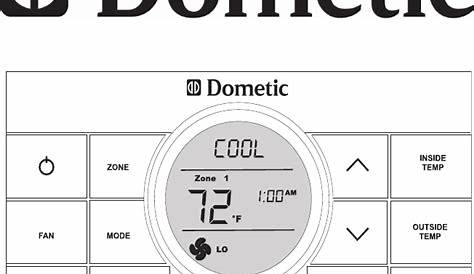 Dometic 3312024 series Thermostat Operating instructions manual PDF