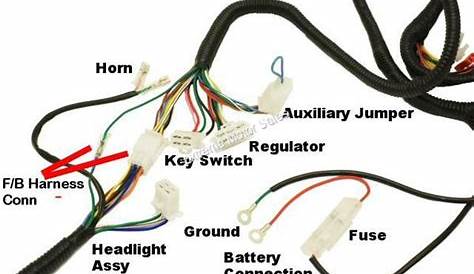 Wiring Harness Complete 150cc 125cc 4-stroke GY6 engine Sport Style