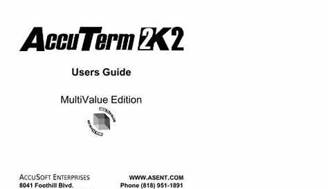 accuterm 2k2 users guide