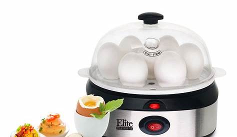 Elite Platinum EGC-207 Automatic Egg Cooker, Stainless Steel