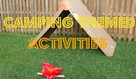 Camping Themed Kids Activities - Coffee Cups and Crayons