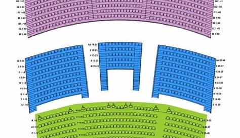 Amazing performing arts center seating chart | Oklahoma