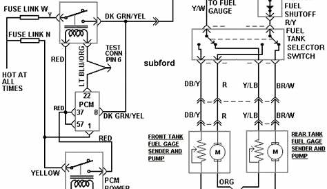 1990 ford fuel system diagram